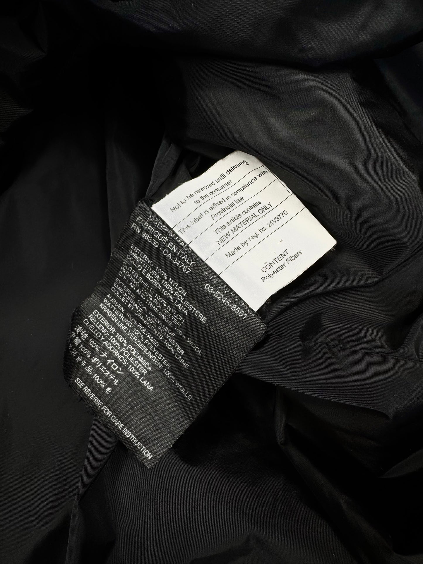 Prada 00’s Nylon Bomber (XL)