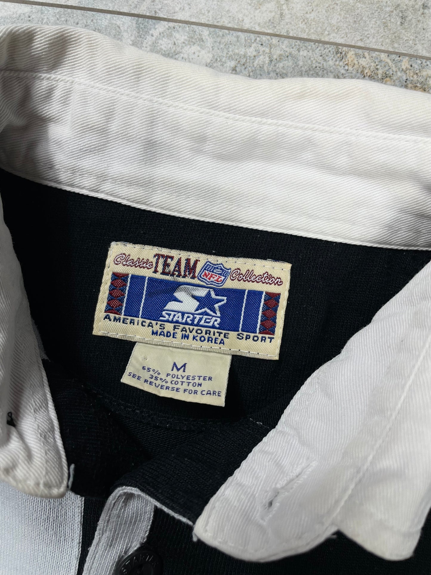 Starter Raiders NFL Polo Majica Dugih Rukava (M)