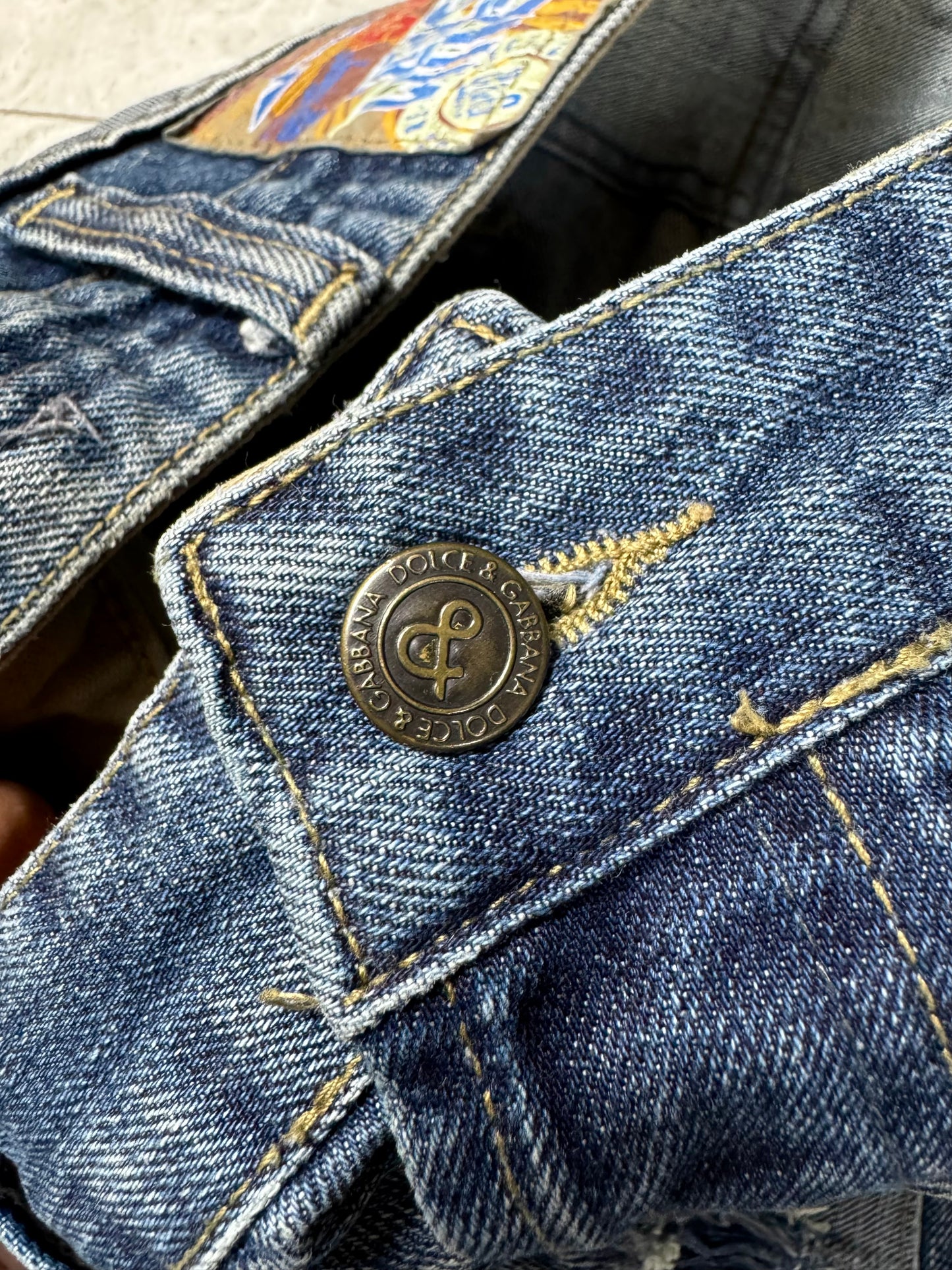 Dolce&Gabbana Farmerke Patch Vintage (36)