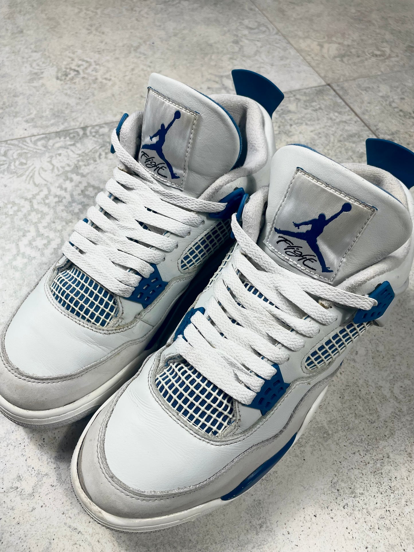 Nike Air Jordan 4 Military Blue Patike (42)