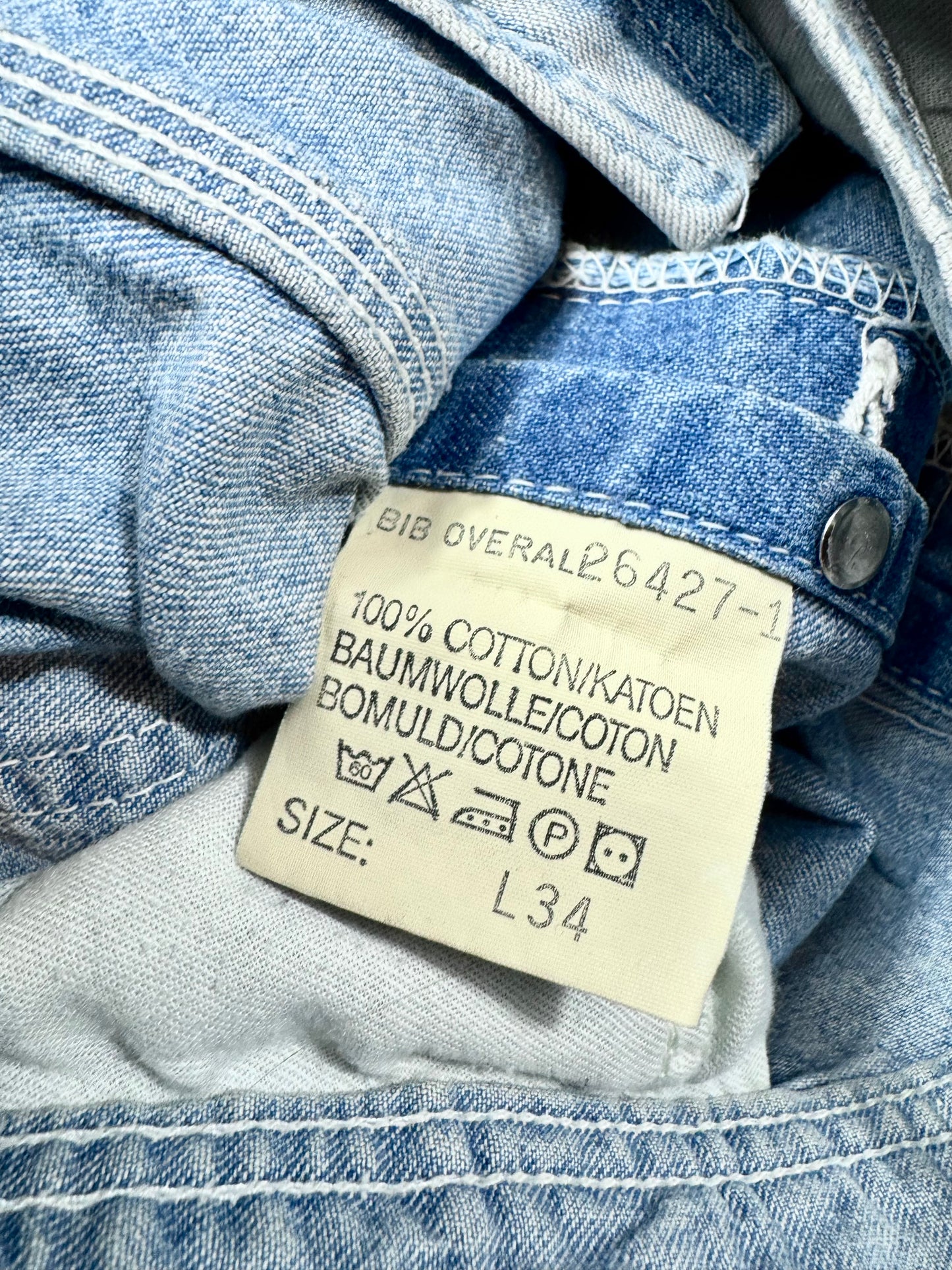 Lee Bib Overall Denim Kombinezon 90’s Vintage (M)