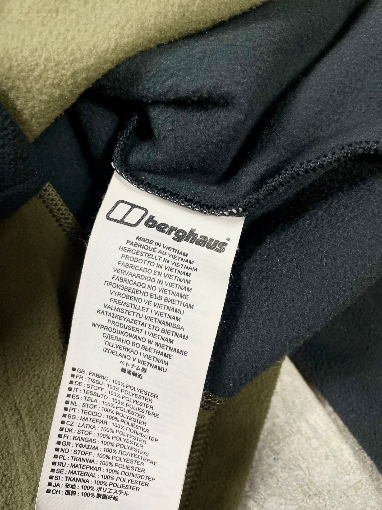 Berghaus Fleece Polartec 1/3 Zip Duks (M)
