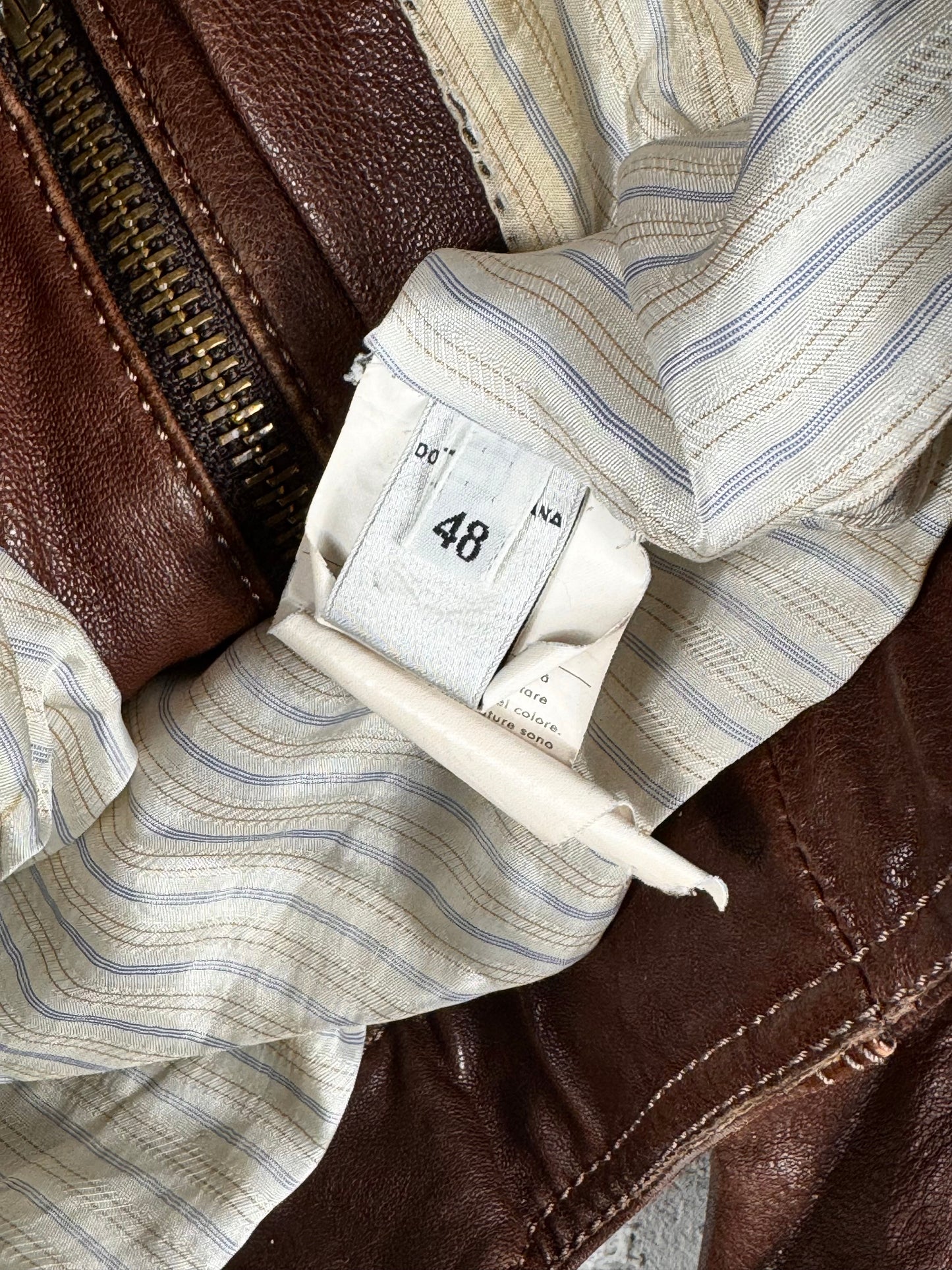 Dolce&Gabbana Kožna Jakna Vintage 00’s (M)