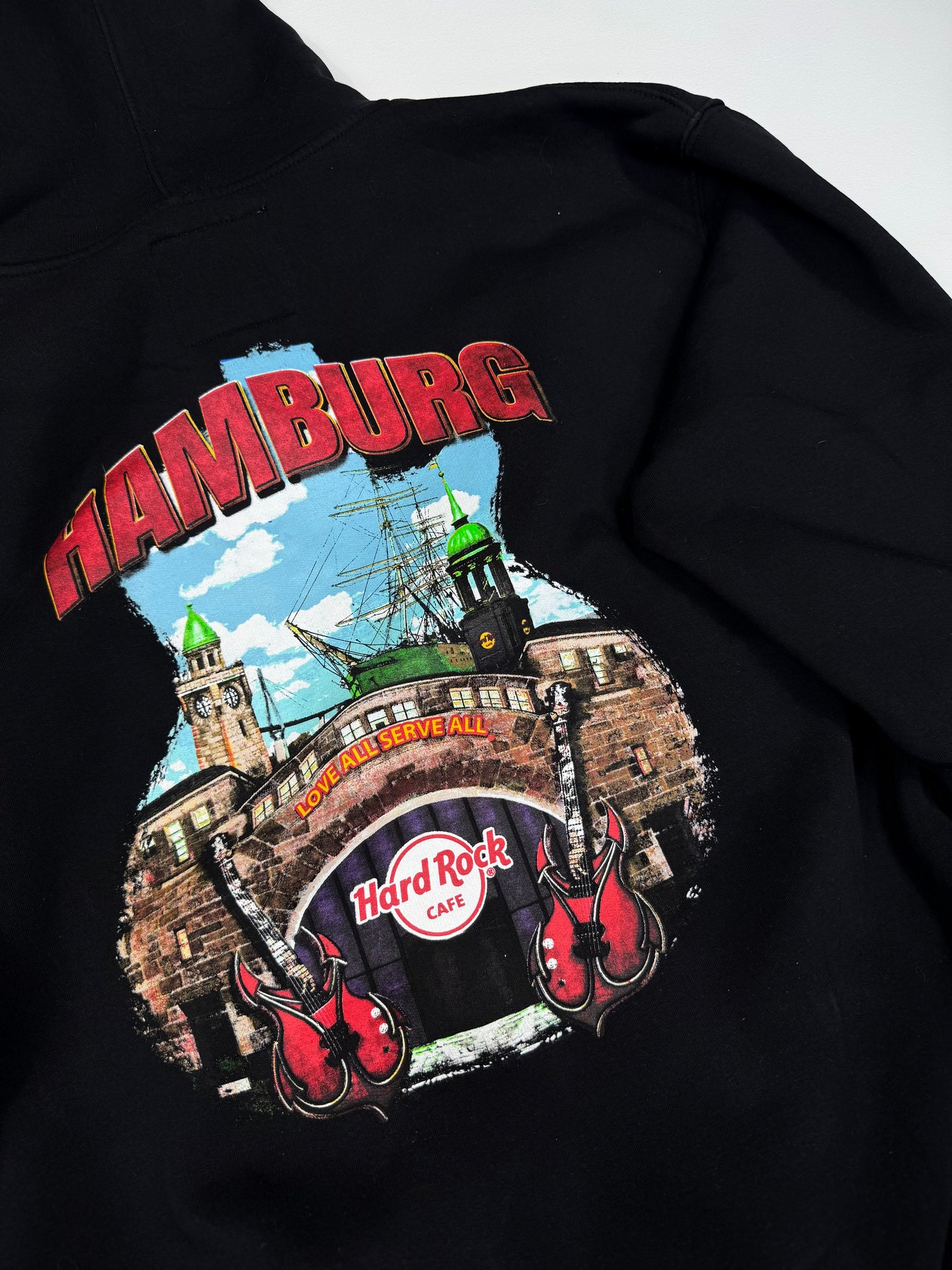 Hard Rock Cafe Hamburg Zip Duks (L)