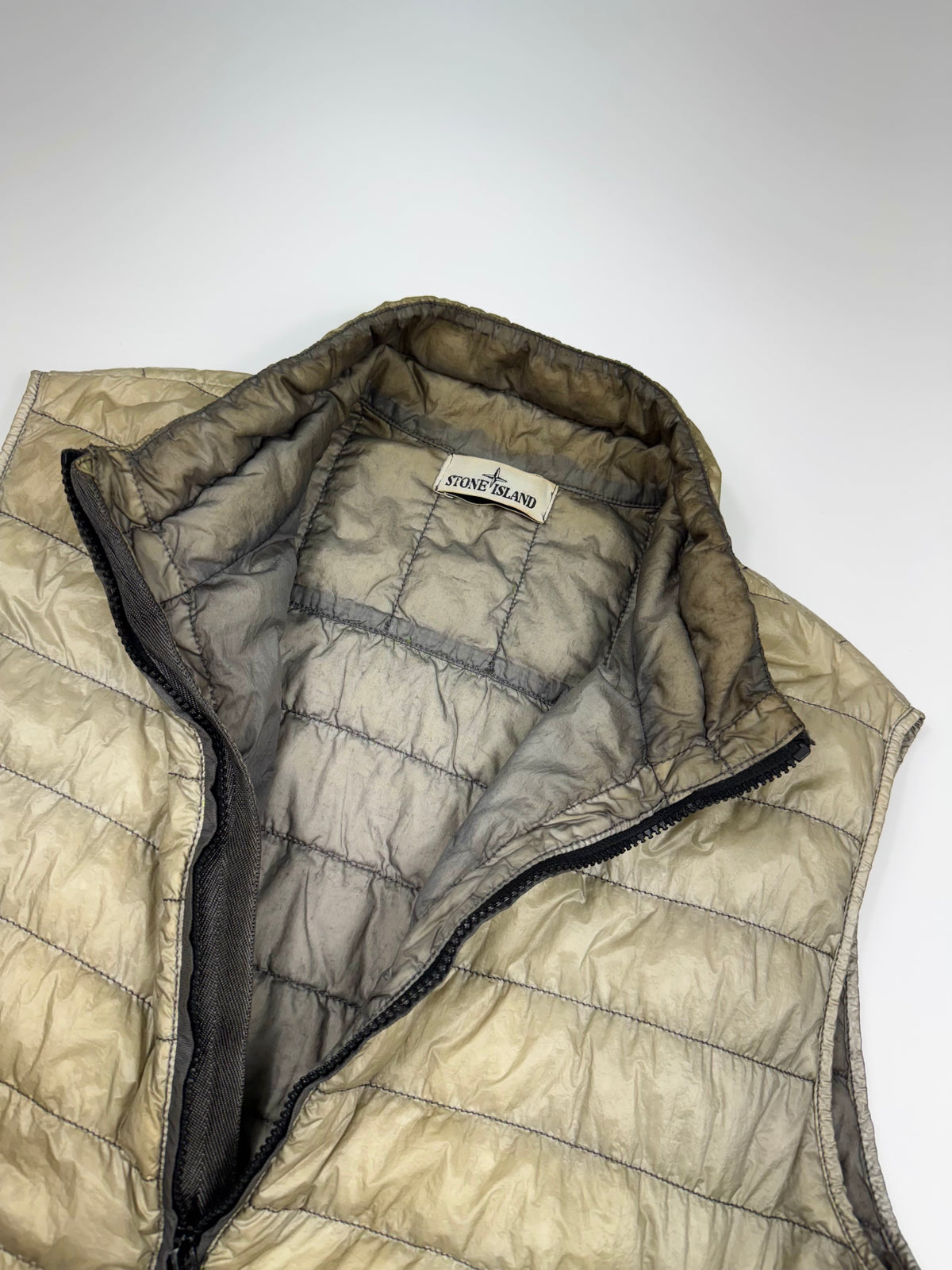 Stone Island Garment Dyed Down Filled Vest SS16