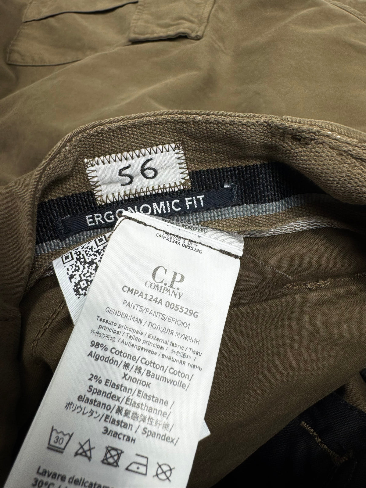 C.P. Company Brown Cargo Pants
