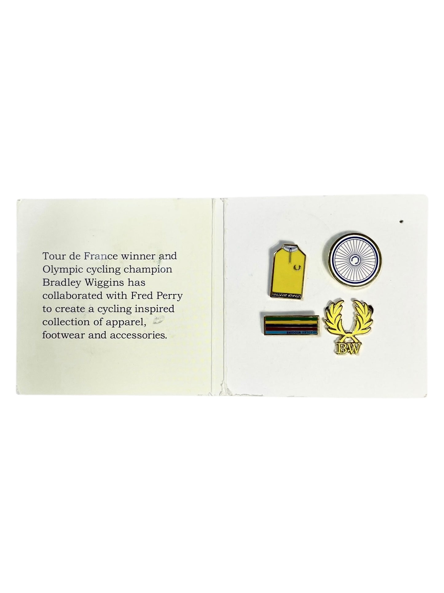 Fred Perry x Bradley Wiggins Pin Badge Set