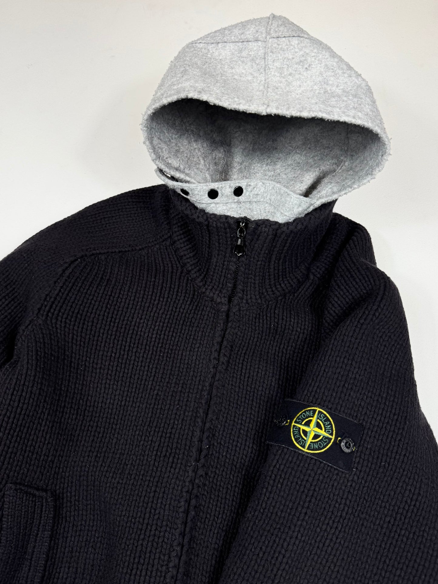 Stone Island Dual-Layer President Knit Kardigan (M)