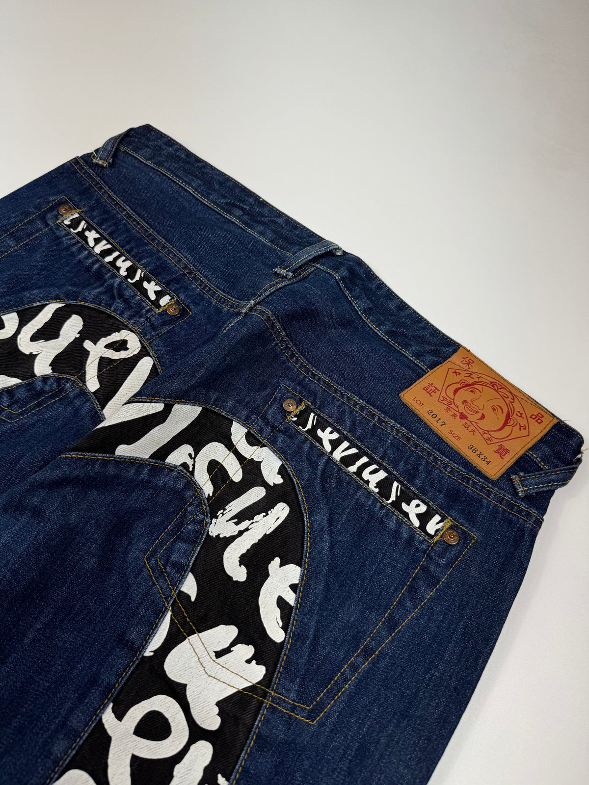 Evisu Selvedge Jeans Zebra Logo