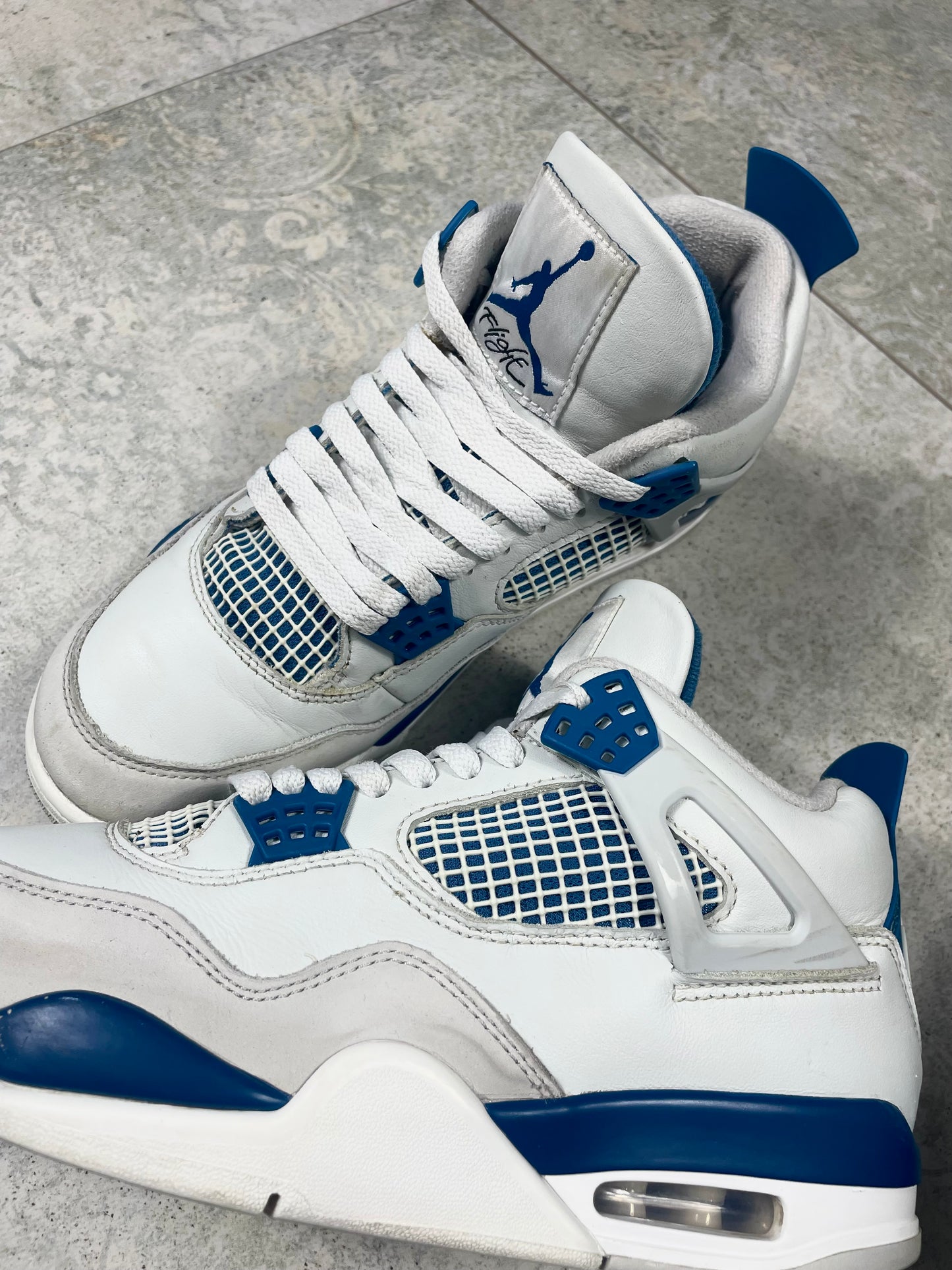 Nike Air Jordan 4 Military Blue Patike (42)