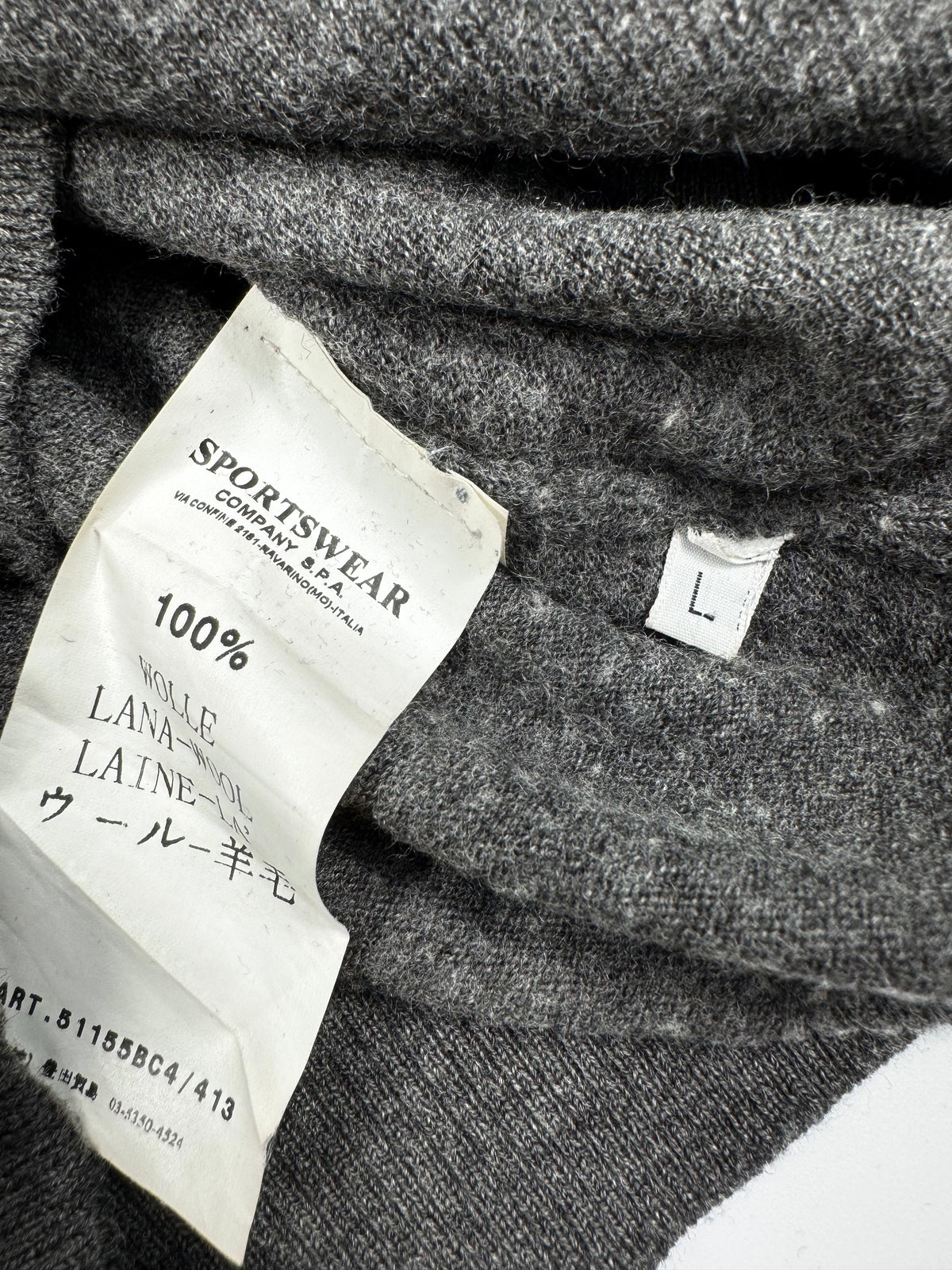 Stone Island Vintage Grey Sweater AW09
