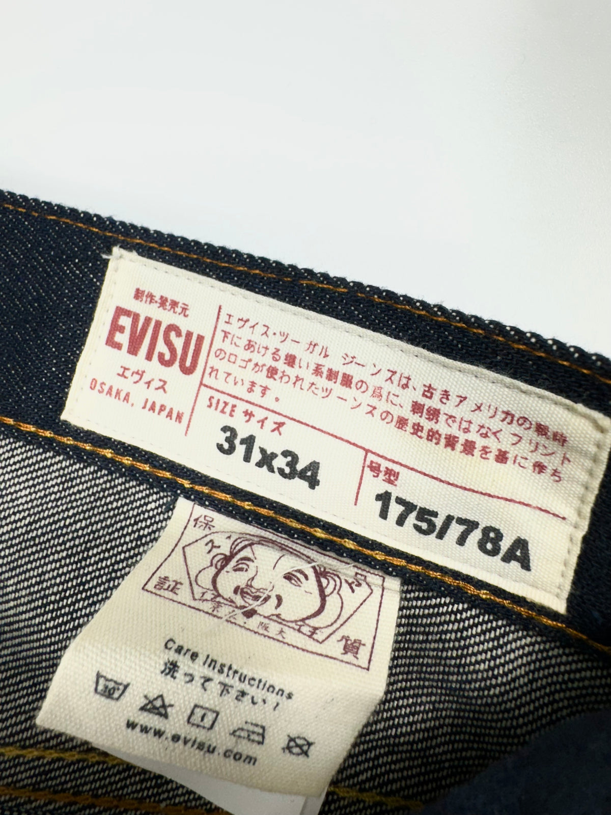 Evisu Selvedge Jeans 20 Anny Anything Big Logo