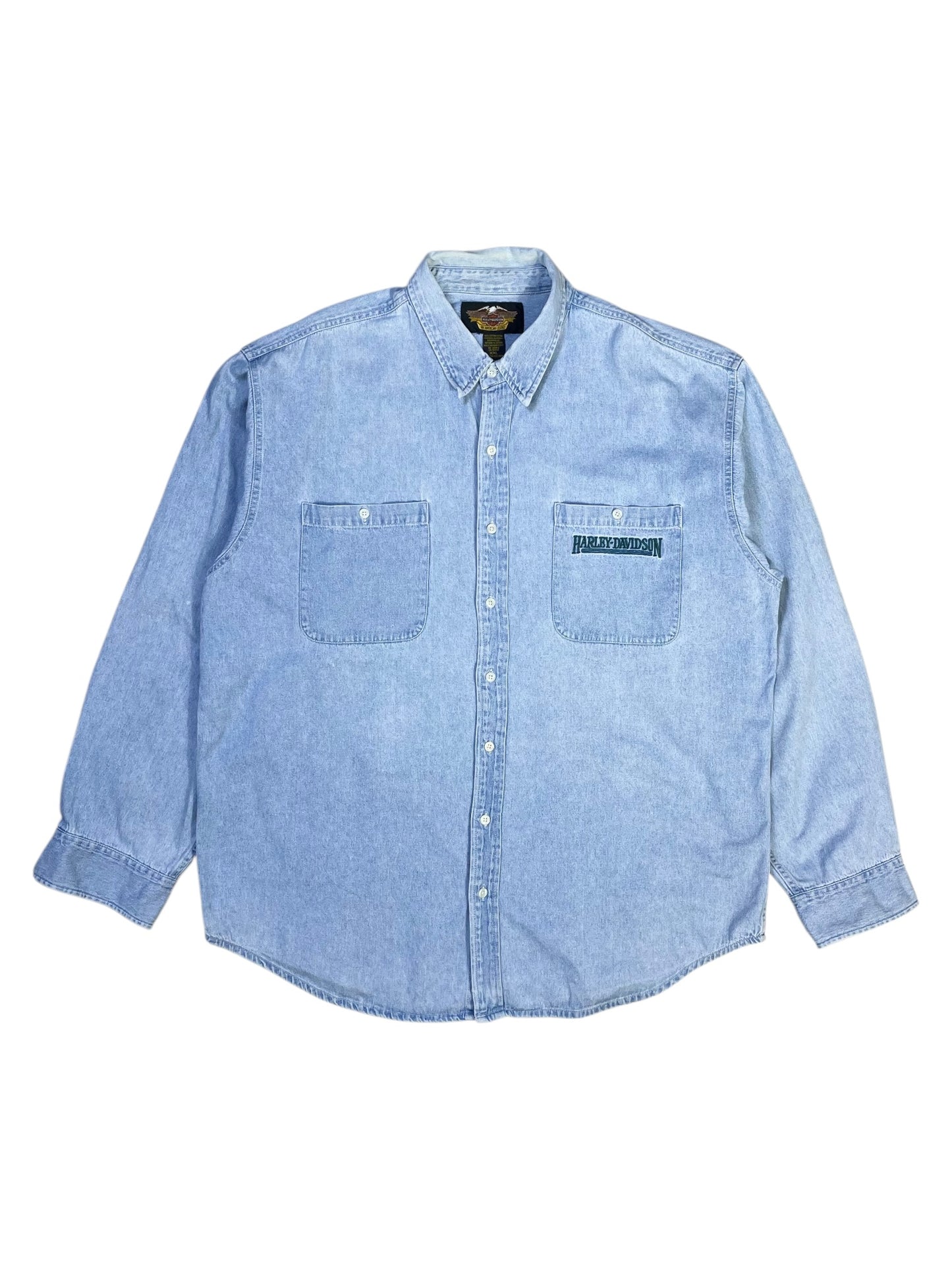 Harley Davidson Denim Košulja Vintage (XL)