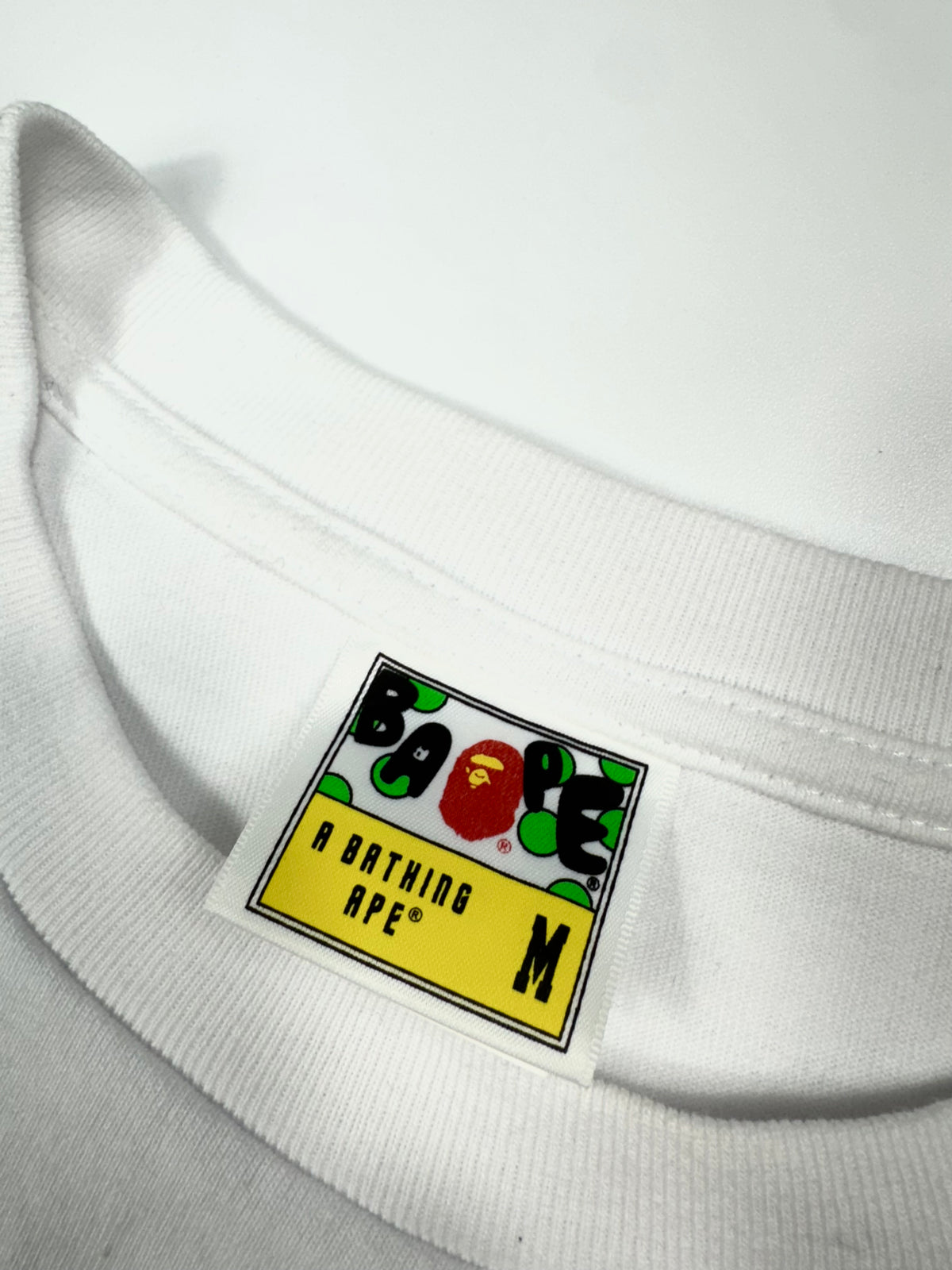 Bape Japanese Letters Tee White