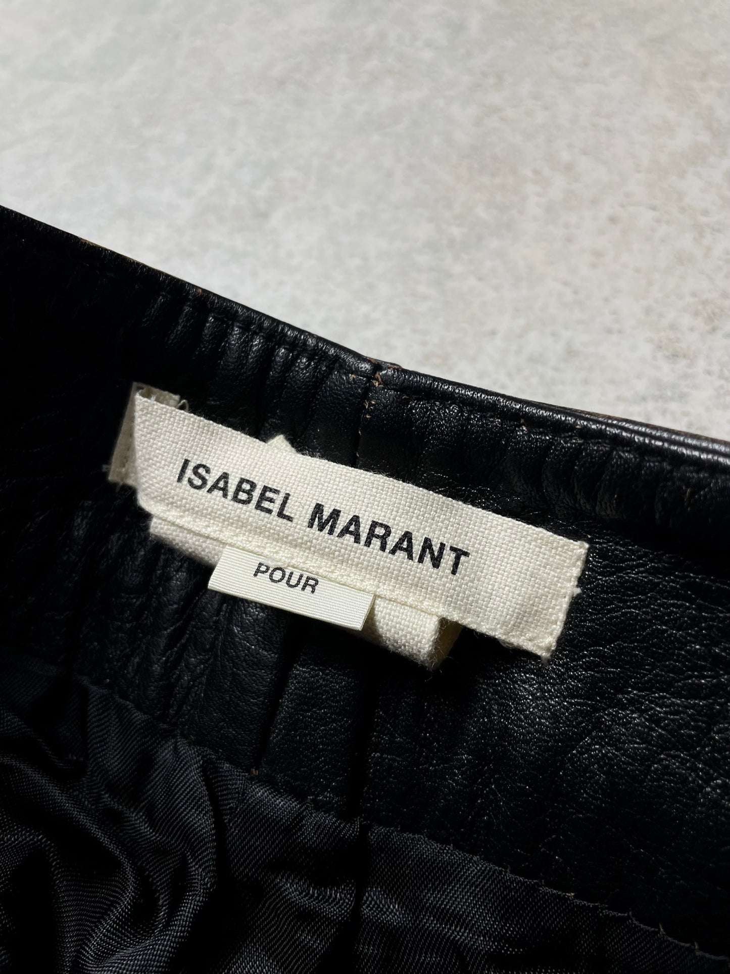 Isabel Marant Kožne Pantalone (L)