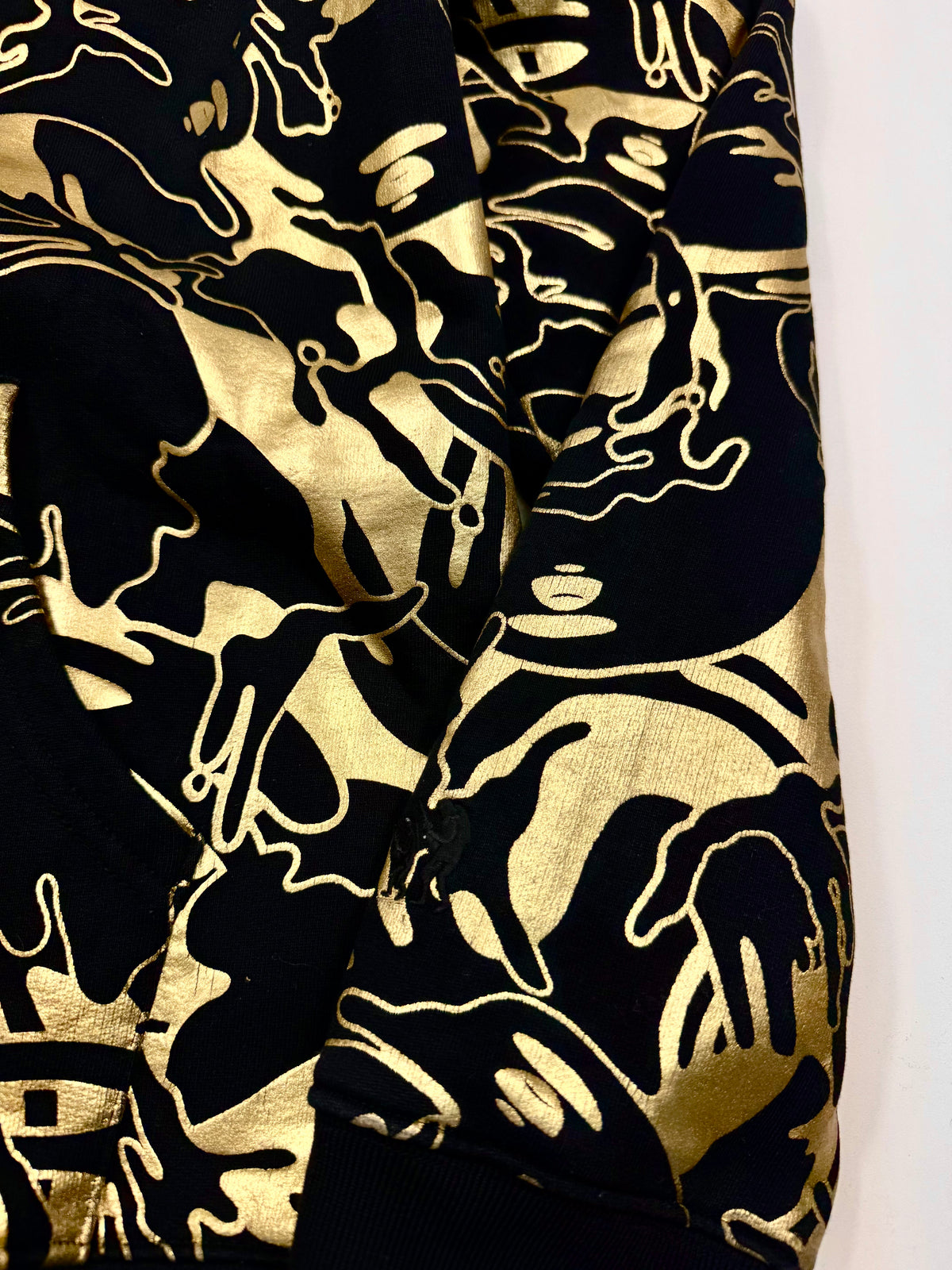 AAPE Zip Hoodie Black Gold