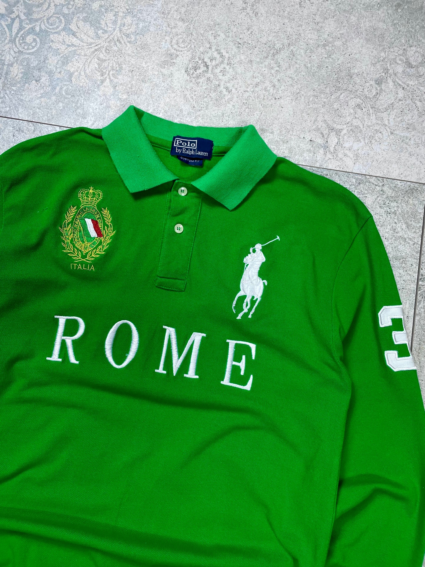 Polo Ralph Lauren Rome Polo Majica Dugih Rukava (L)