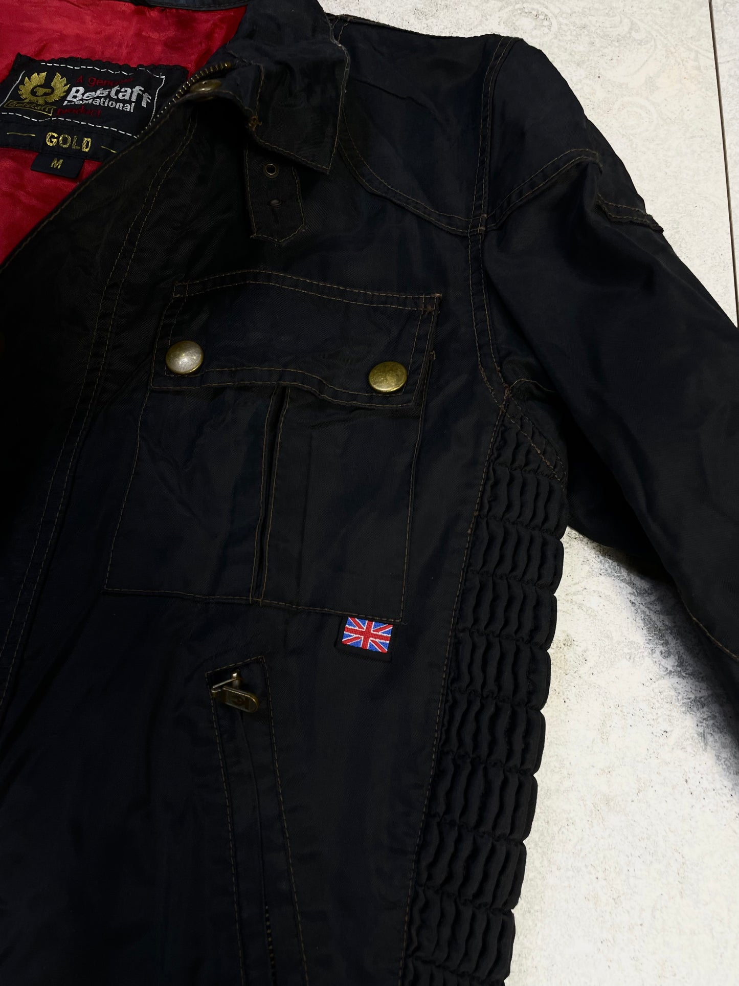 Belstaff Gold Gangster 1969 Jakna Vintage (M)