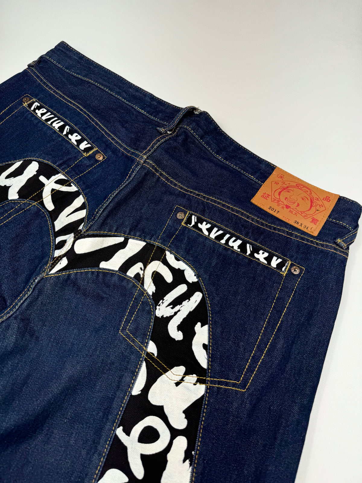Evisu Selvedge Jeans Zebra Logo