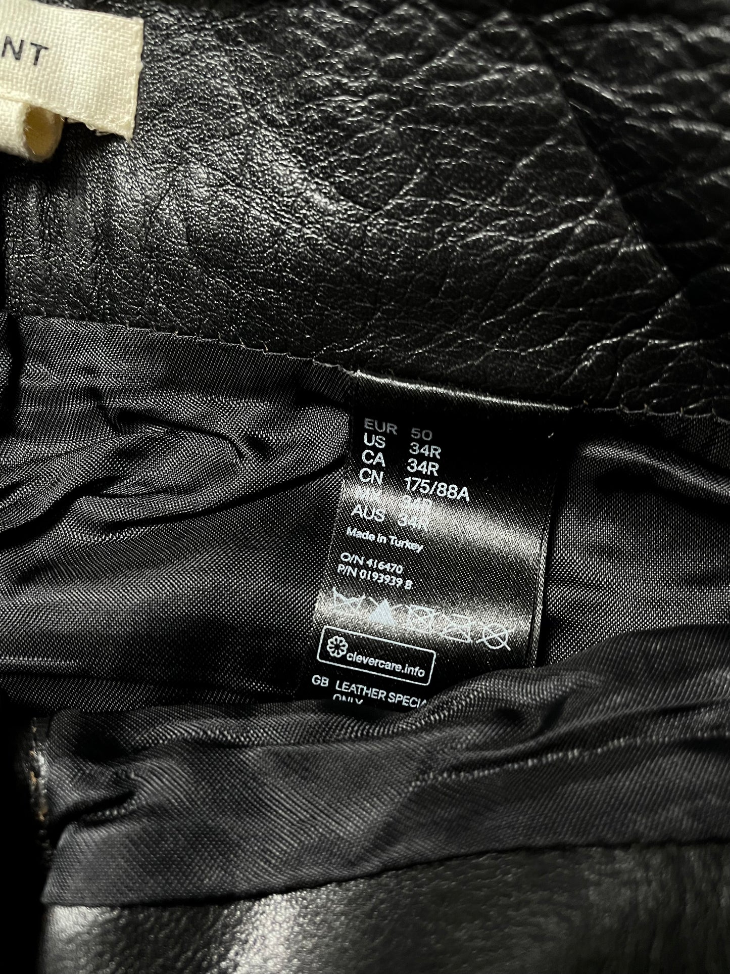 Isabel Marant Kožne Pantalone (L)