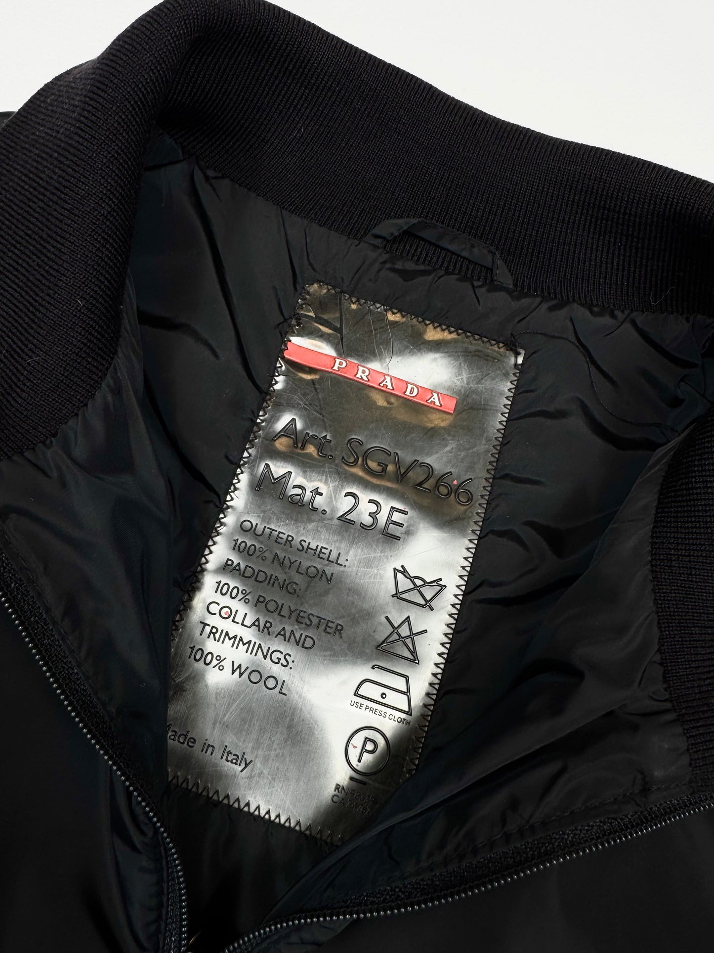 Prada 00’s Nylon Bomber (XL)