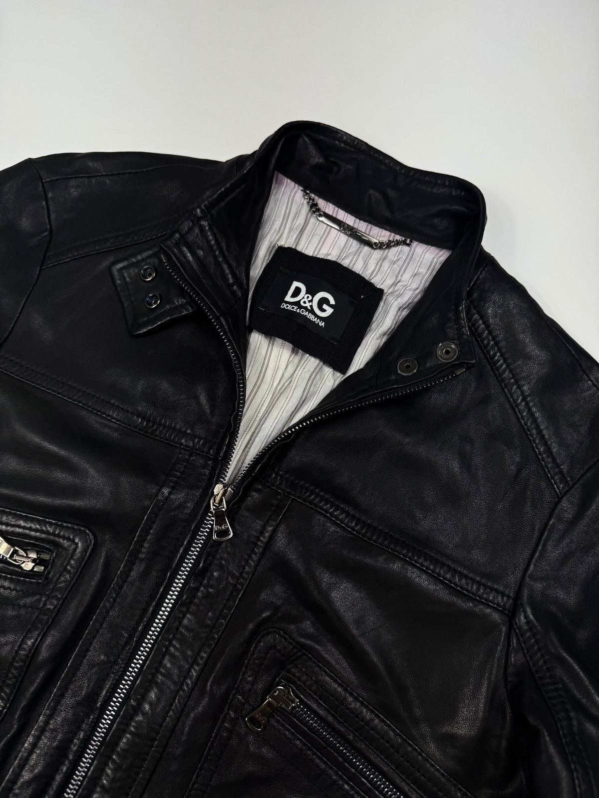 Dolce & Gabbana  Leather Jacket