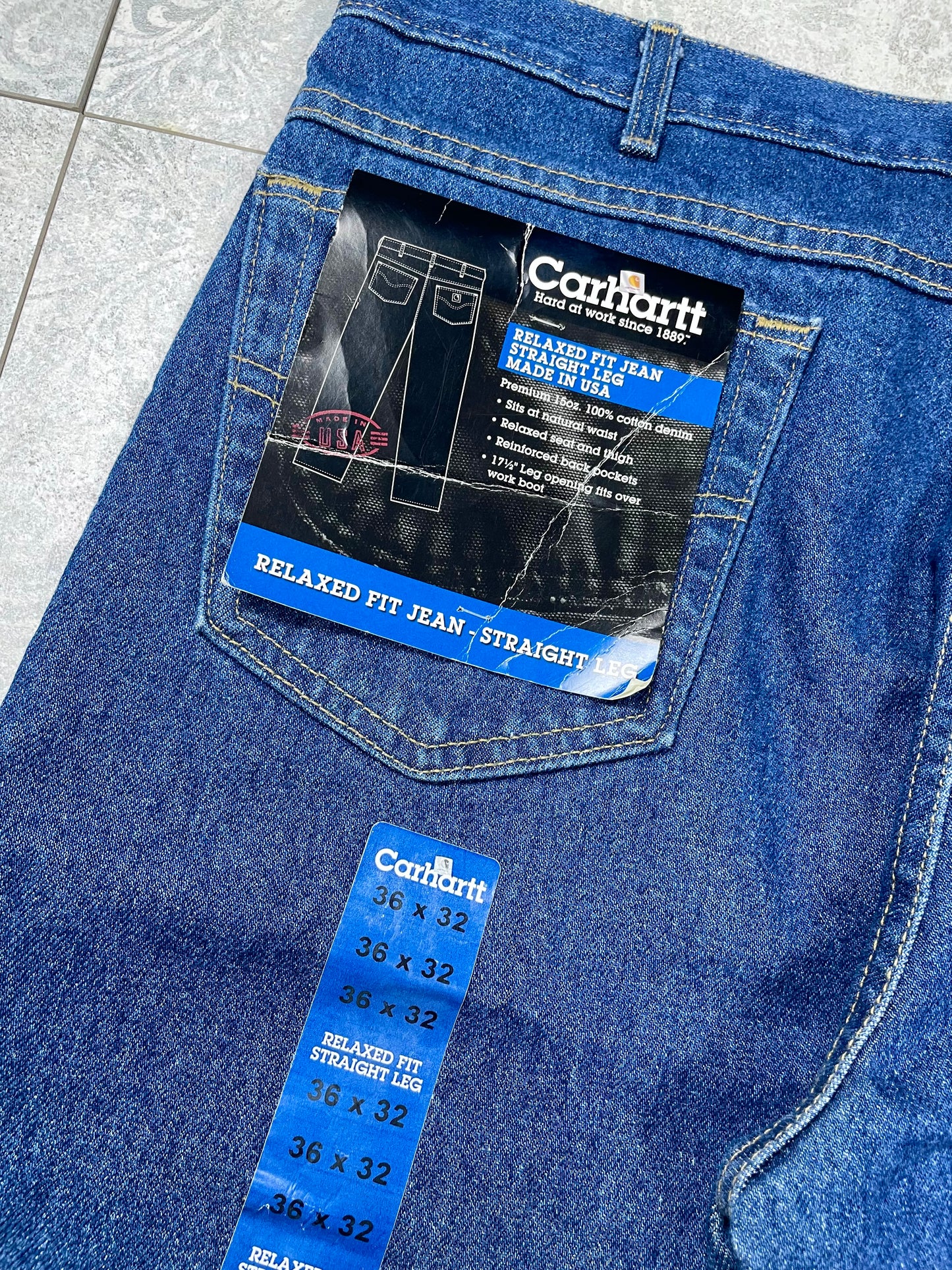Carhartt USA Vintage Farmerke (36/32)