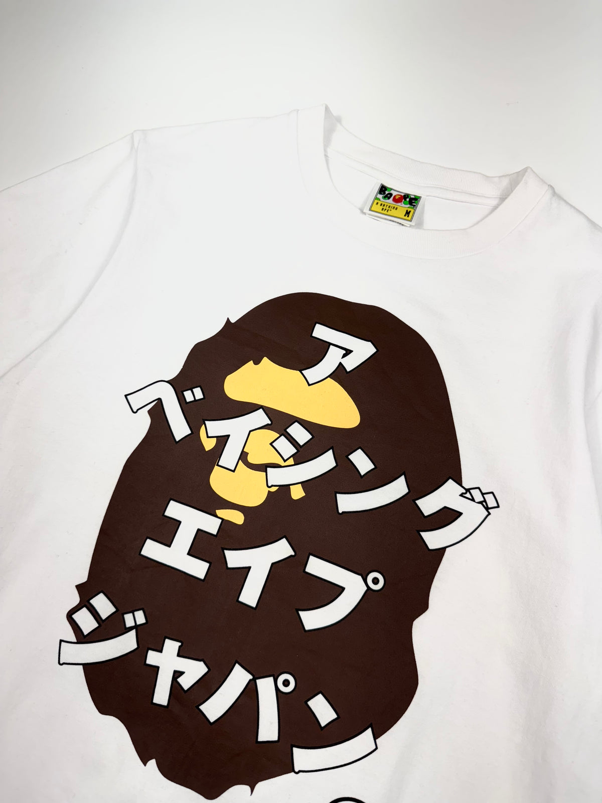 Bape Japanese Letters Tee White
