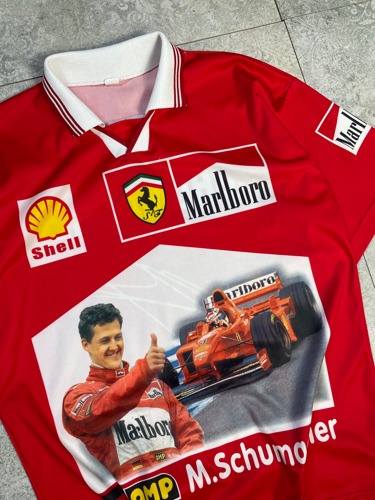Marlboro x Shell x Ferrari Jersey Majica (L)