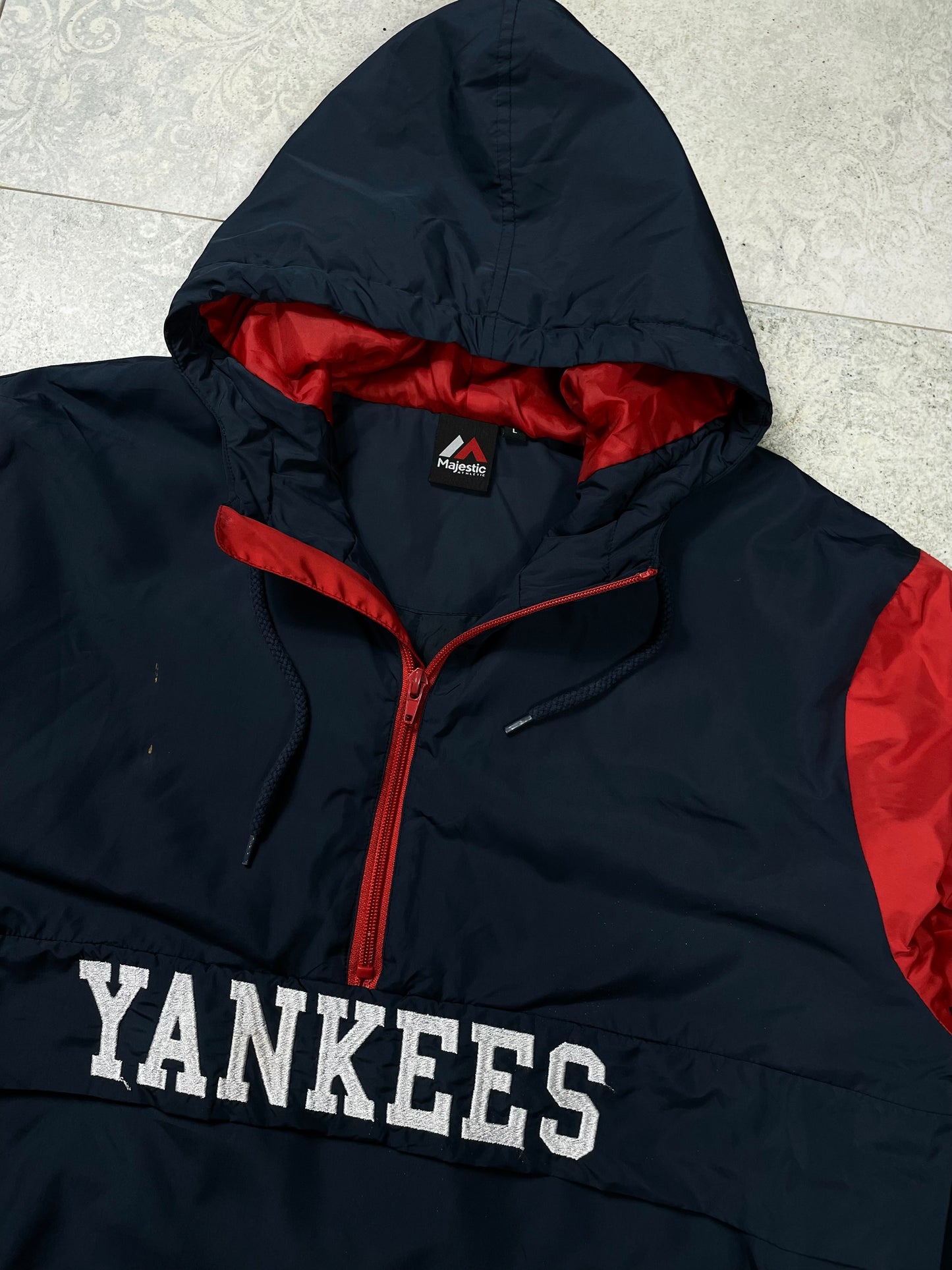 New York Yankees Majestic Anorak (L)
