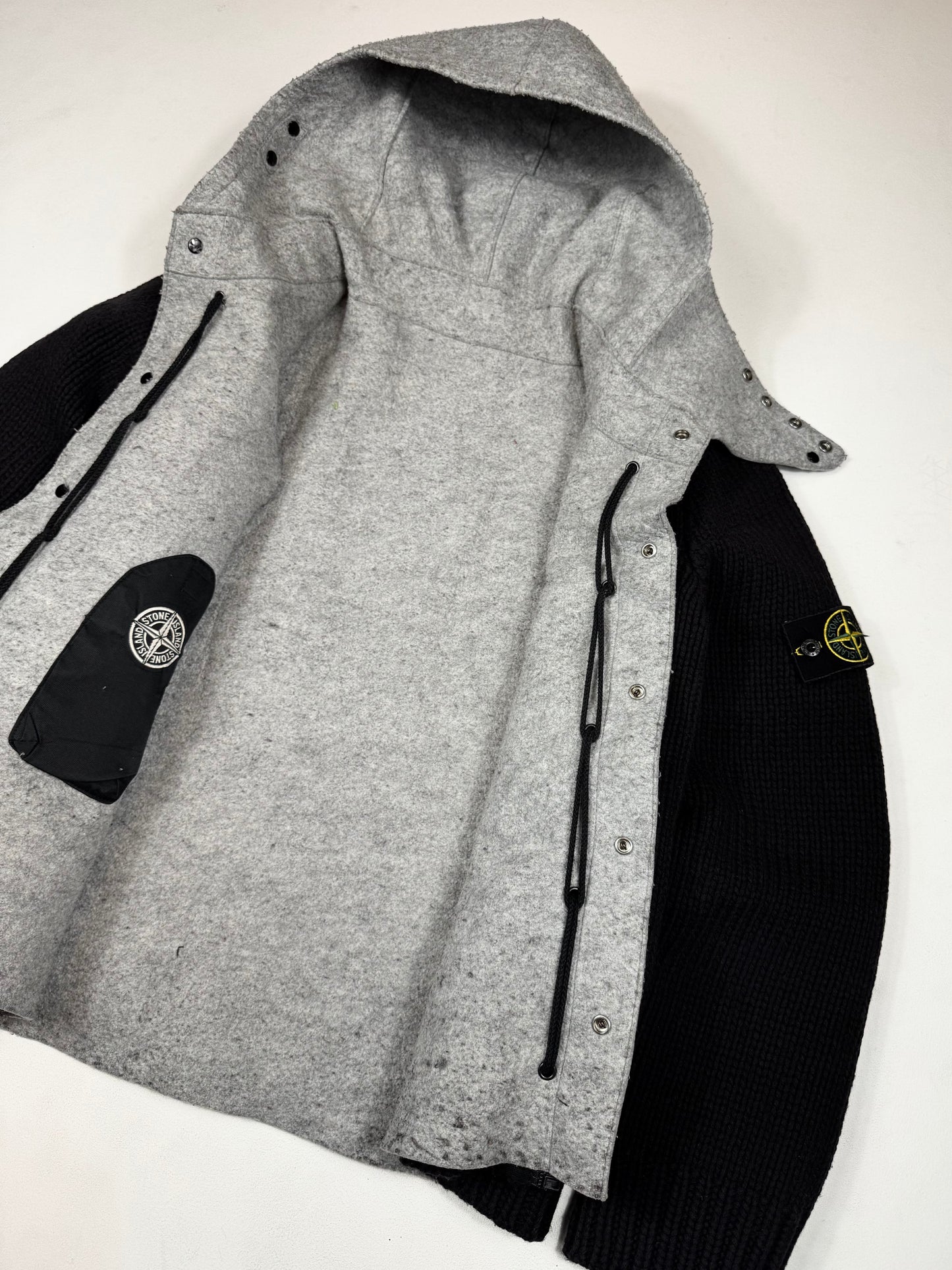 Stone Island Dual-Layer President Knit Kardigan (M)