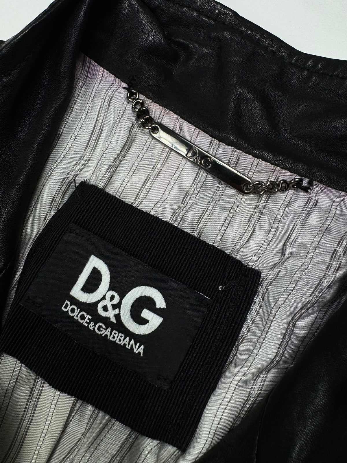 Dolce & Gabbana  Leather Jacket