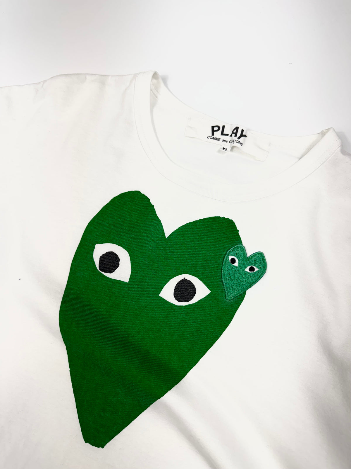 Comme des Garcons Green Heart Tee