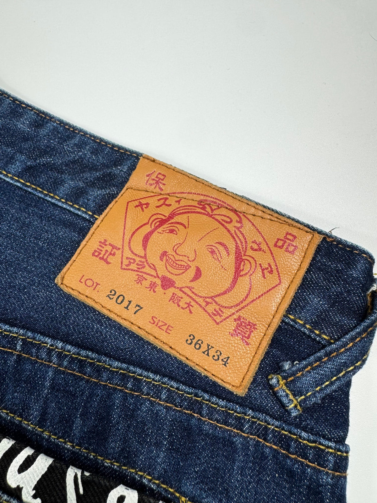 Evisu Selvedge Jeans Zebra Logo