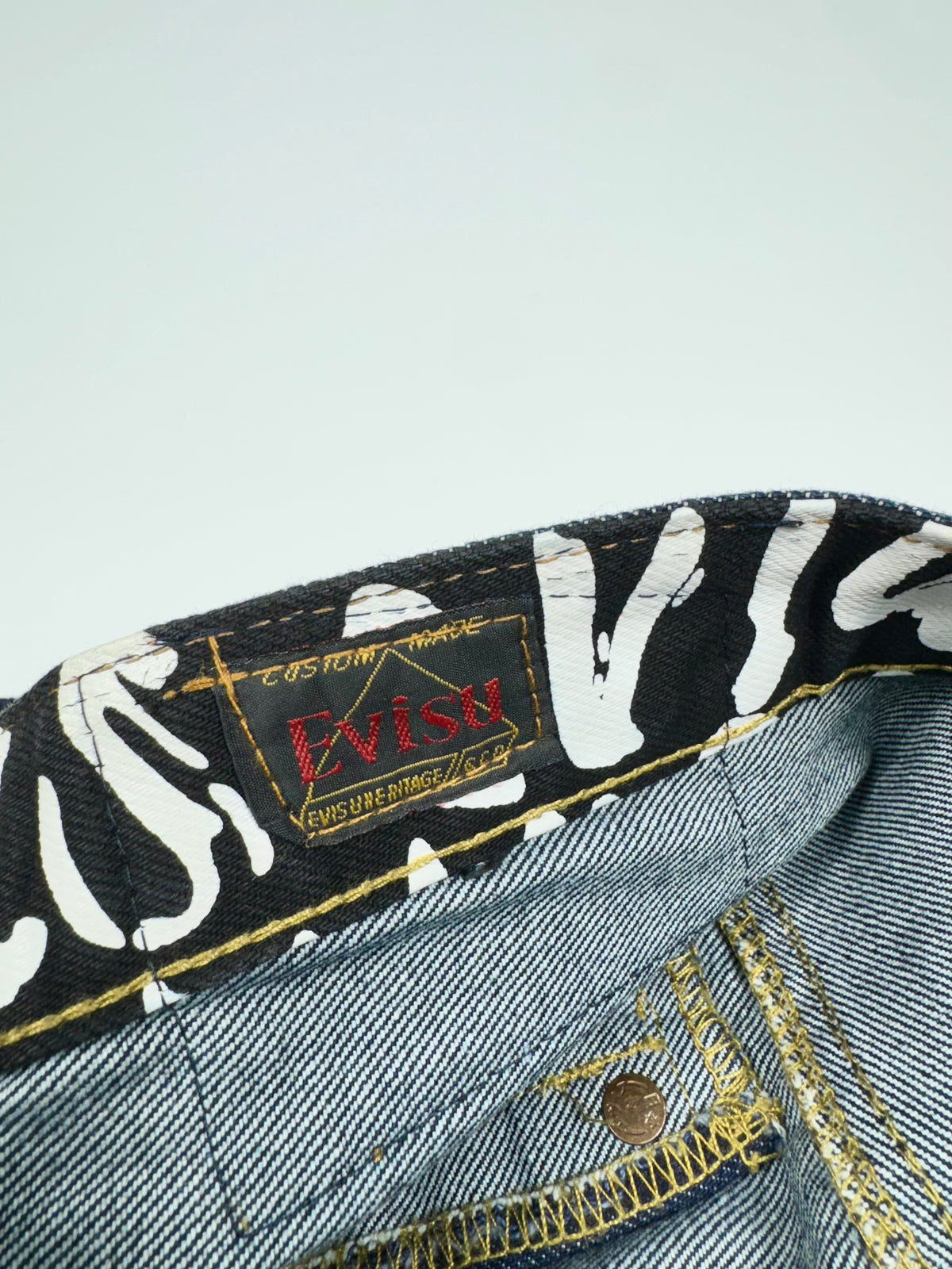 Evisu Selvedge Jeans Zebra Logo