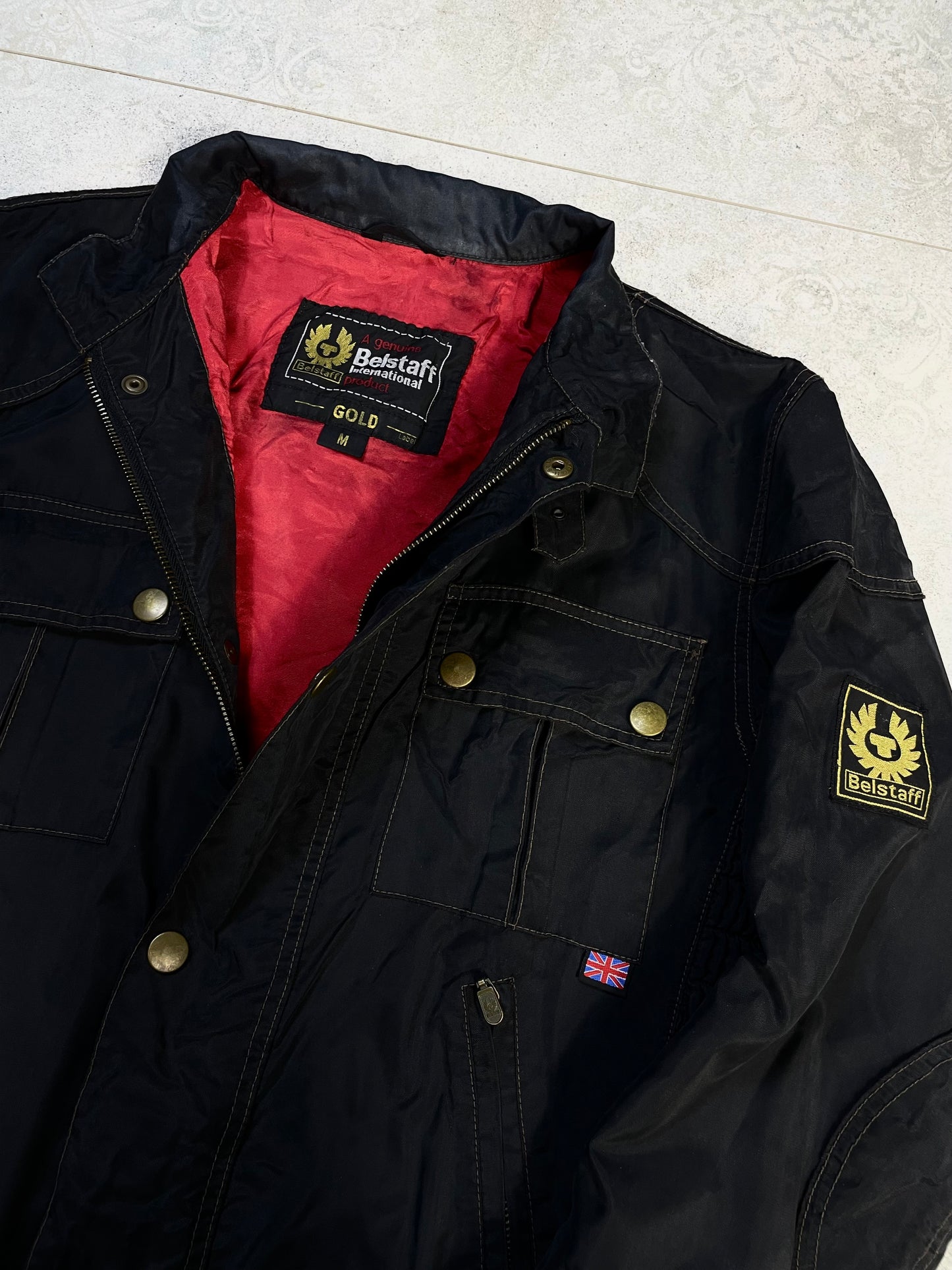 Belstaff Gold Gangster 1969 Jakna Vintage (M)