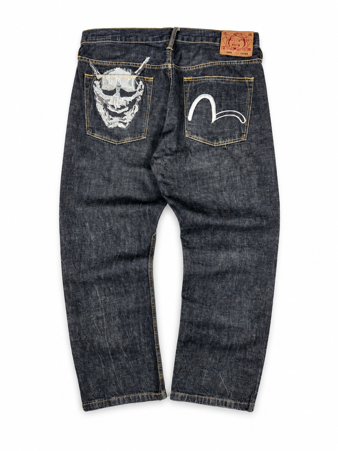 Evisu Selvedg Jeans Demon Logo