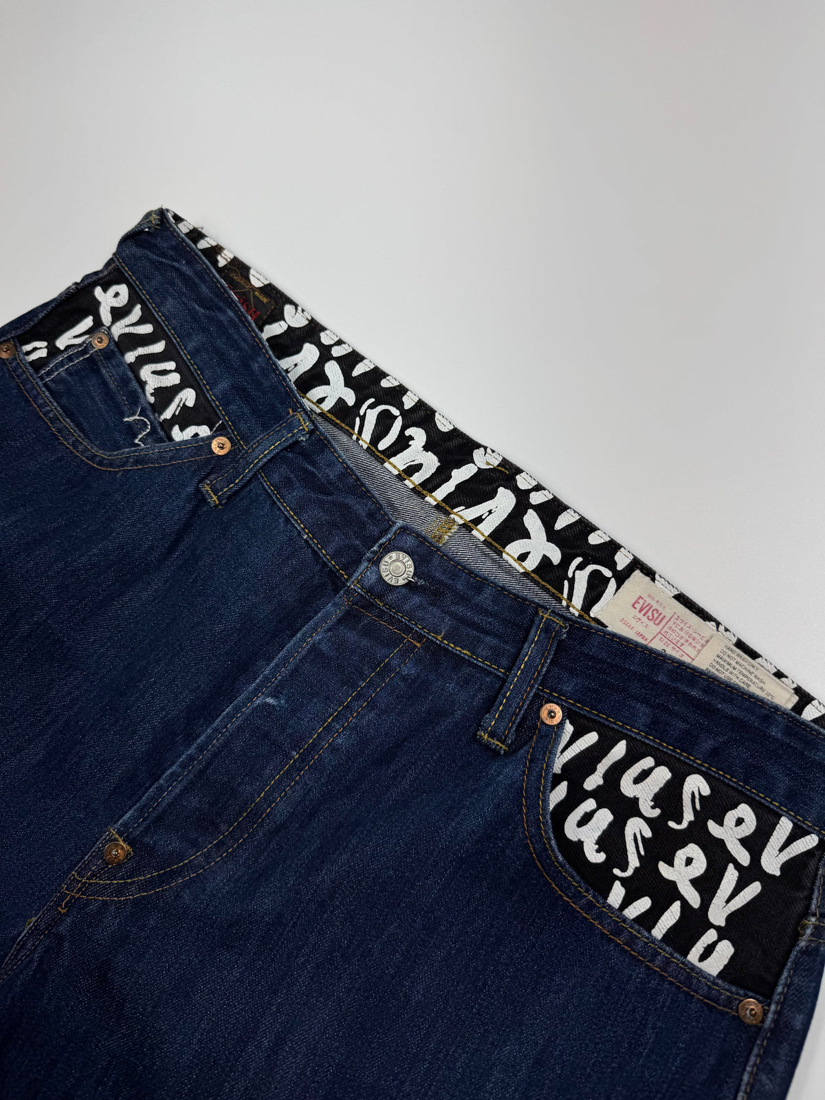 Evisu Selvedge Jeans Zebra Logo