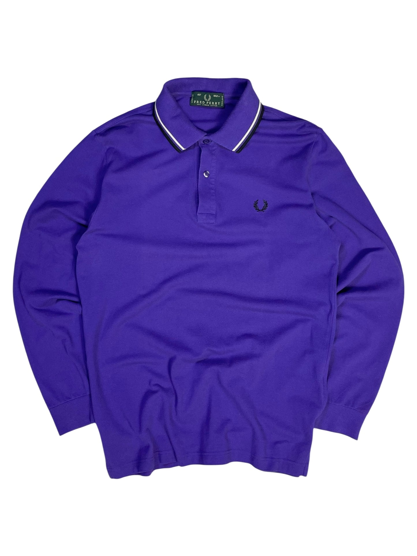 Fred Perry Polo Majica Dugih Rukava Vintage (M)