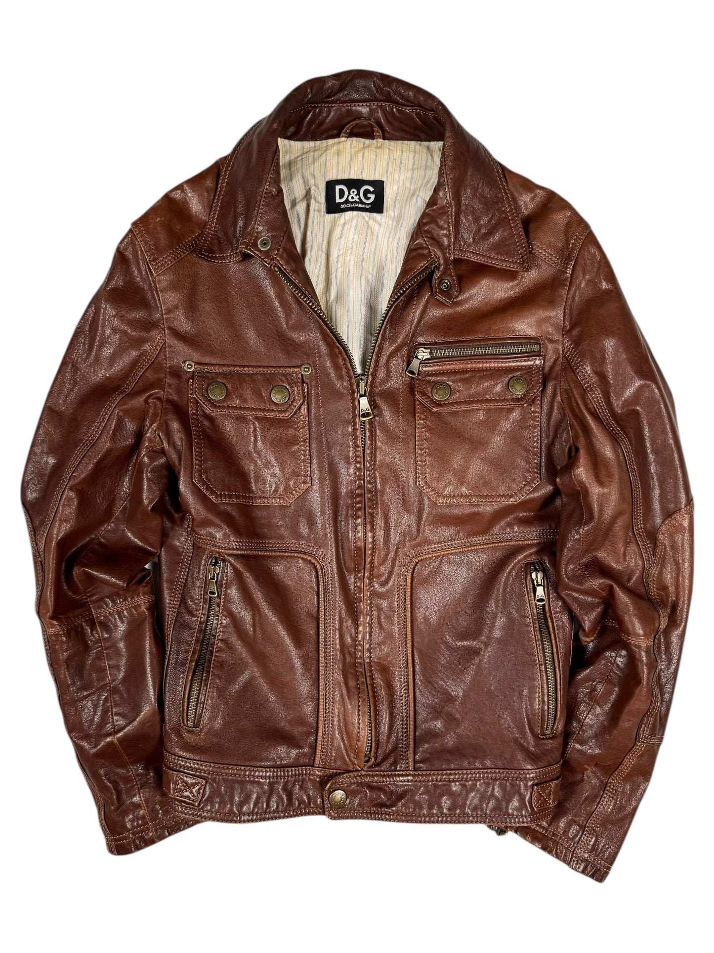 Dolce&Gabbana Kožna Jakna Vintage 00’s (M)
