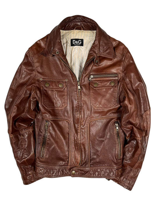 Dolce&Gabbana Kožna Jakna Vintage 00’s (M)